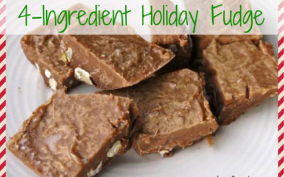 4-Ingredient Healthy Holiday Fudge