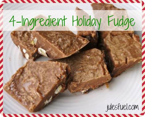 4-Ingredient Healthy Holiday Fudge