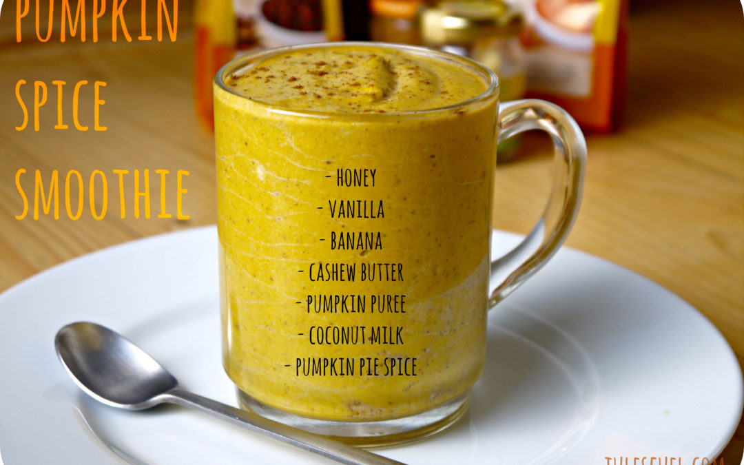 Creamy Pumpkin Spice Smoothie